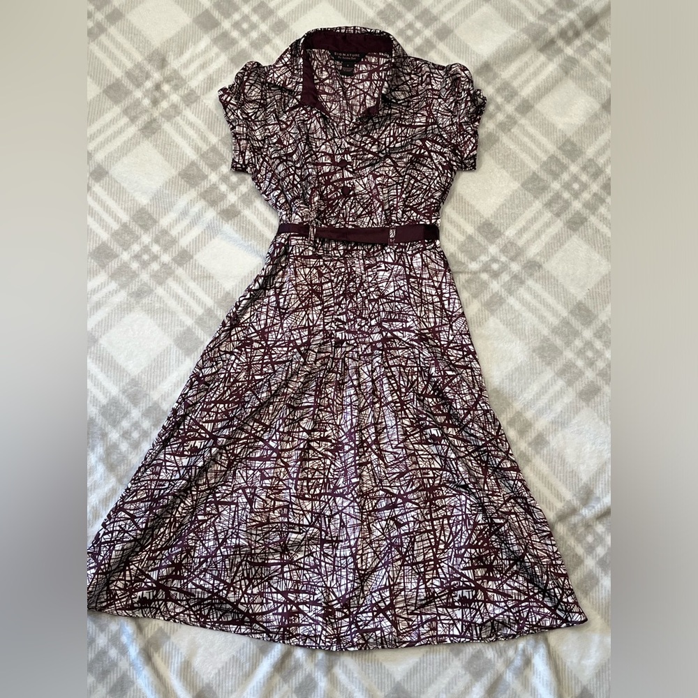 Vintage Robbie Bee Purple 50s style dress